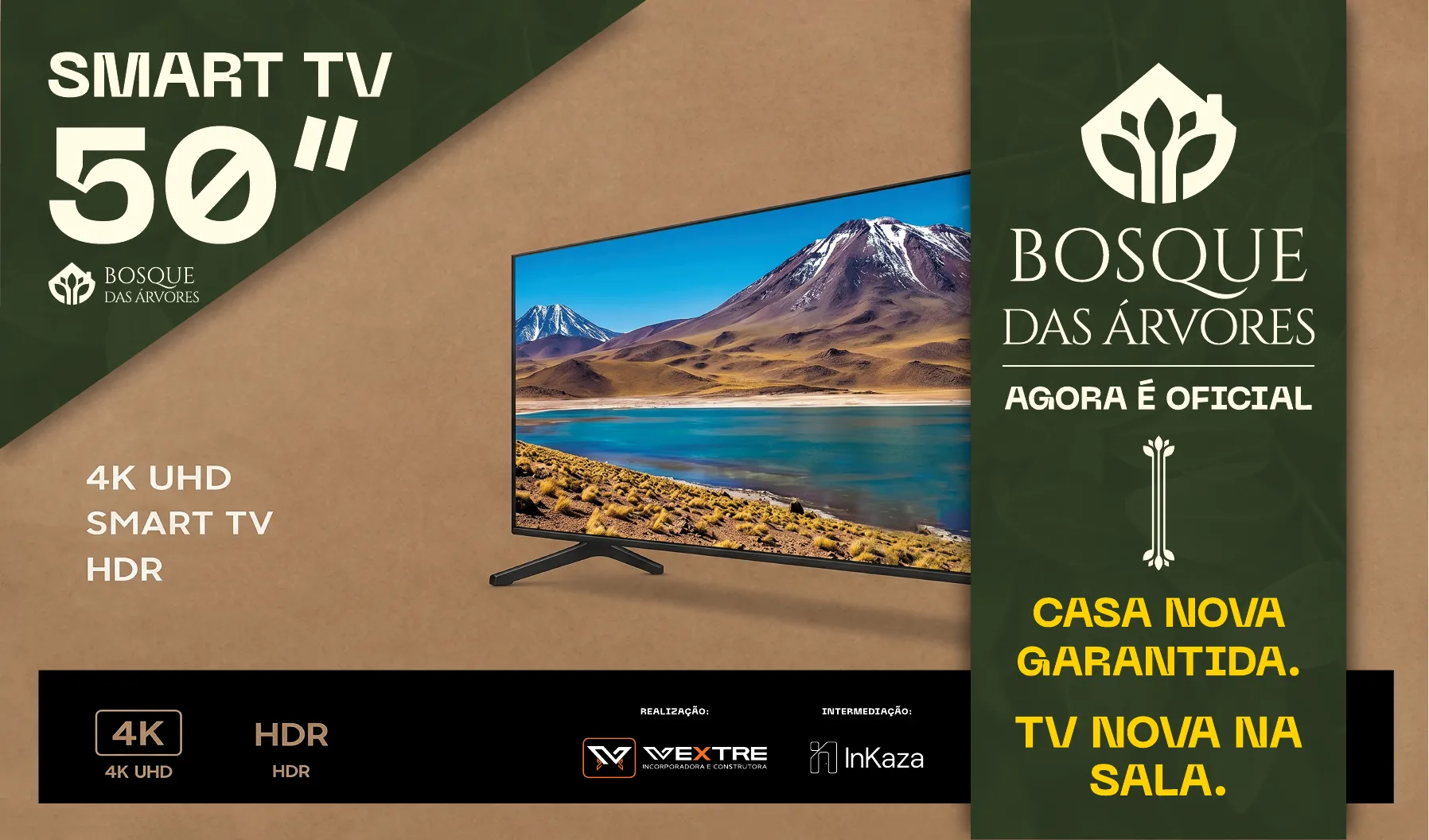Peça da campanha Smart TV 50 polegadas