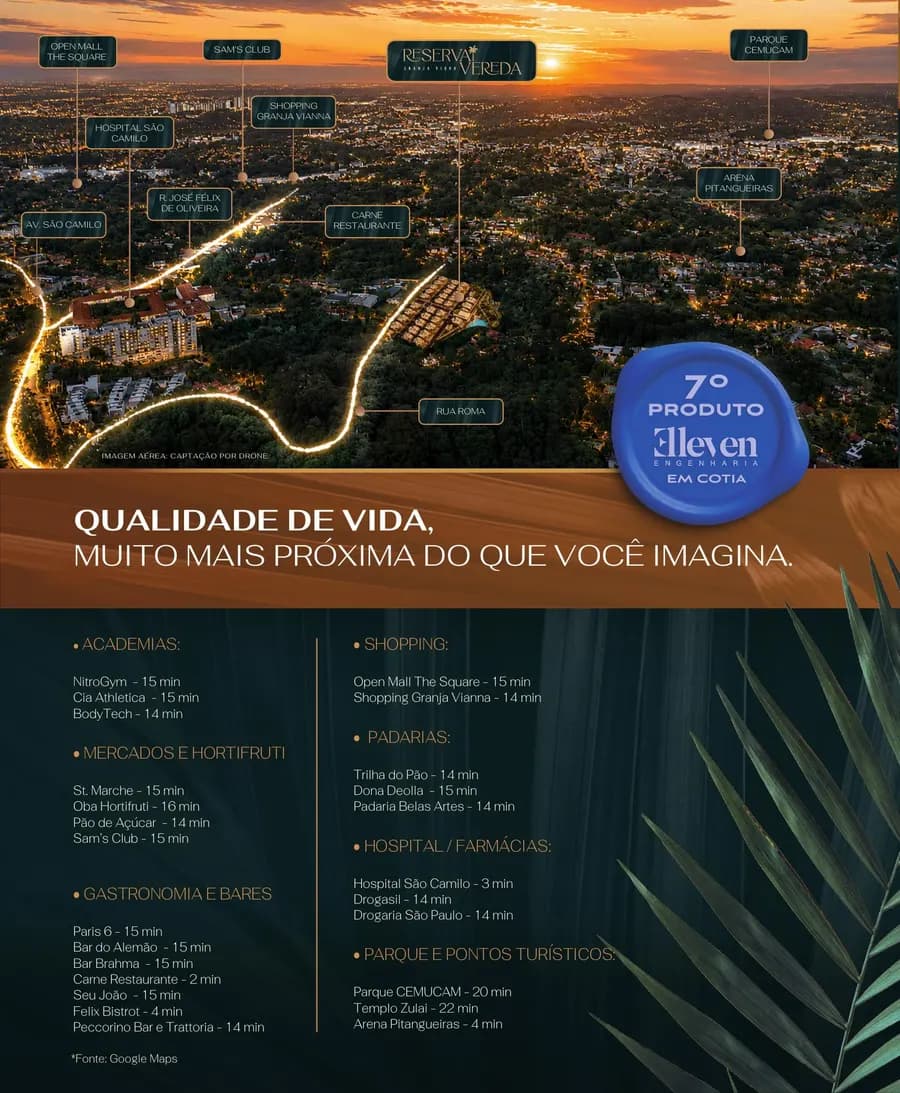 Panfleto Reserva Vereda — painel 1